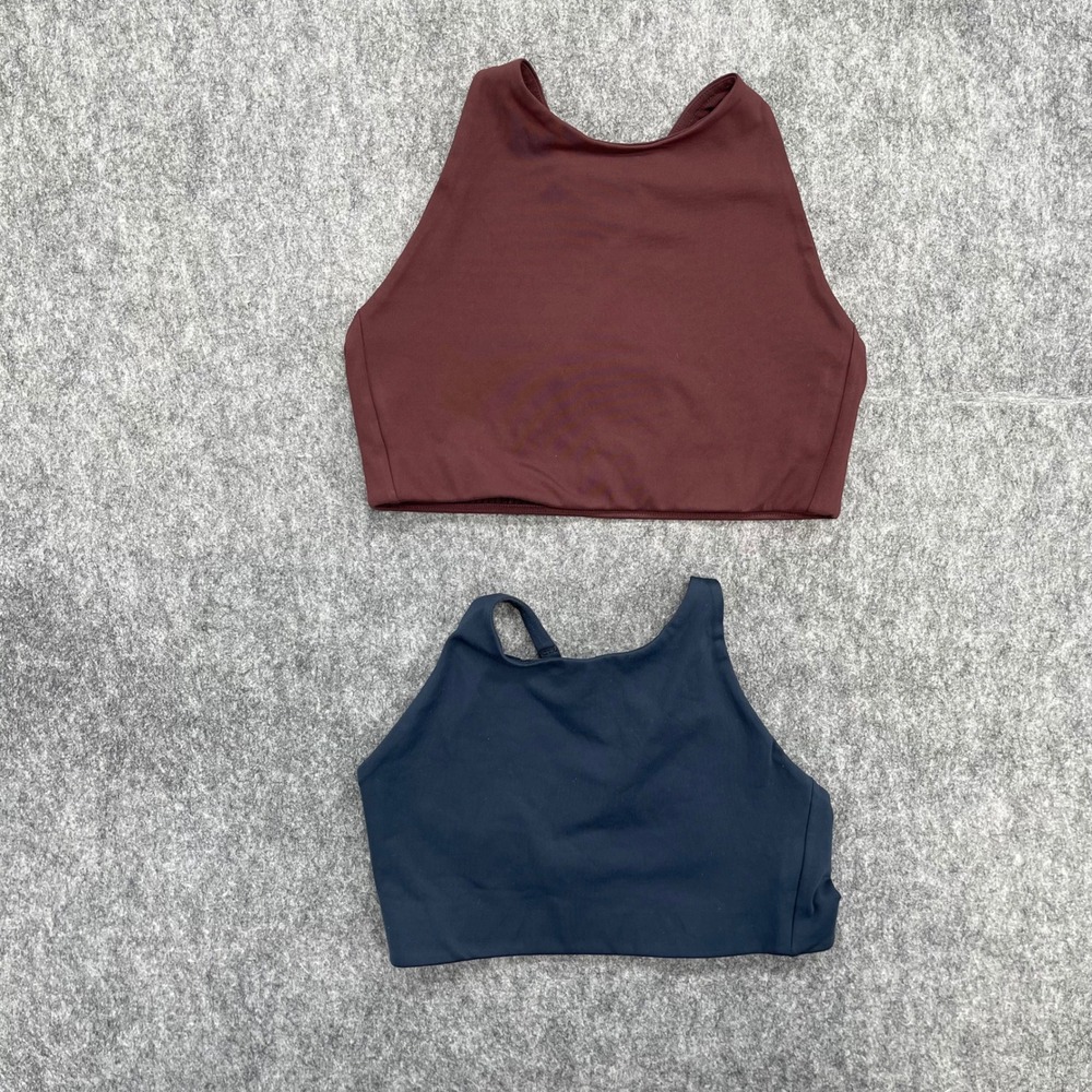 Girlfriend Collective Bra Womens Medium High Neck Sports Bundle